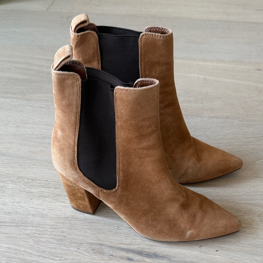 Steve Madden Brown Suede Ankle Booties